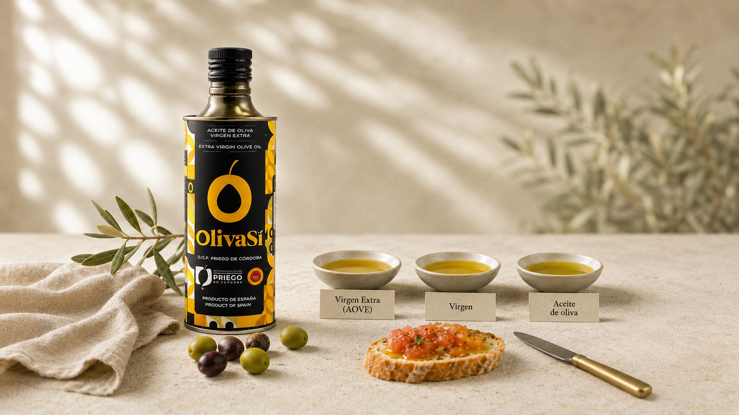 Aceite de oliva virgen extra vs virgen vs aceite de oliva: diferencias clave