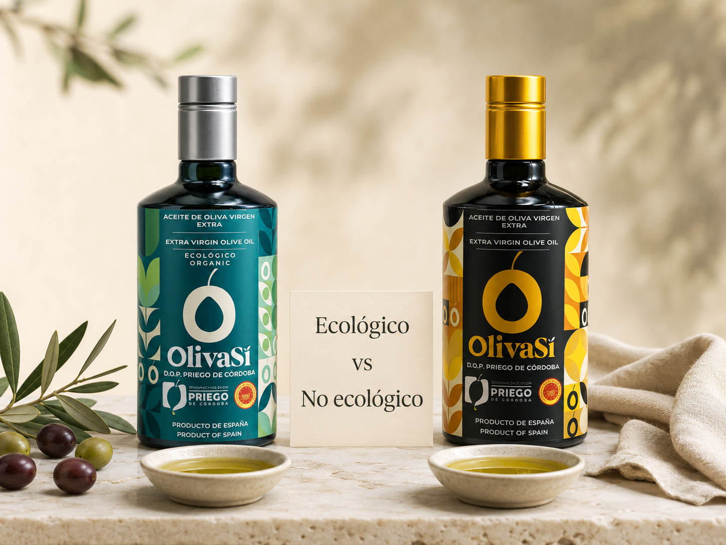 AOVE ecológico vs no ecológico: diferencias reales