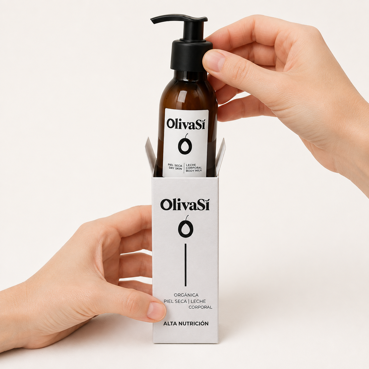Leche Corporal Ecológica para Piel Seca a Base de Aceite de Oliva Virgen Extra | COSMOS ORGANIC | 100 ml