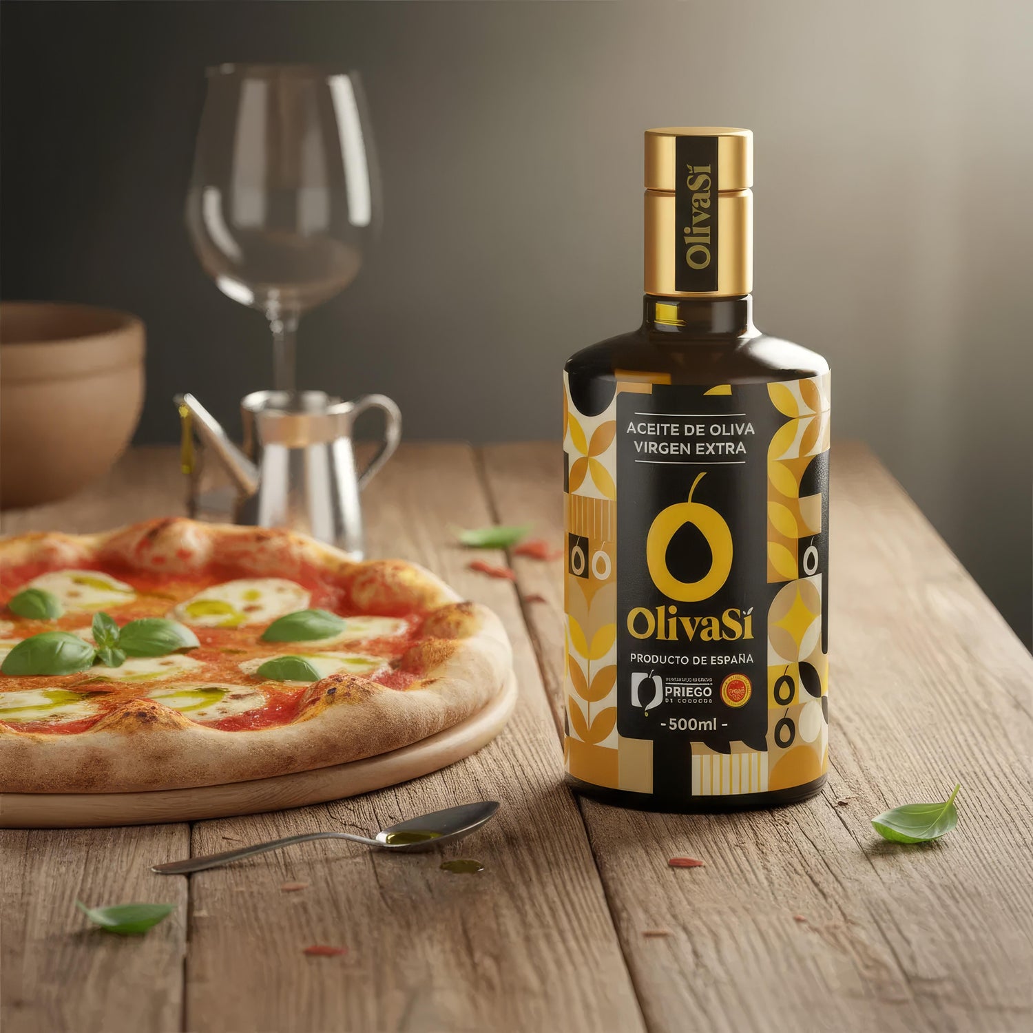 Aceite de Oliva Virgen Extra | Denominación de Origen Priego de Córdoba | Golden Edition | 500ml | Coupage