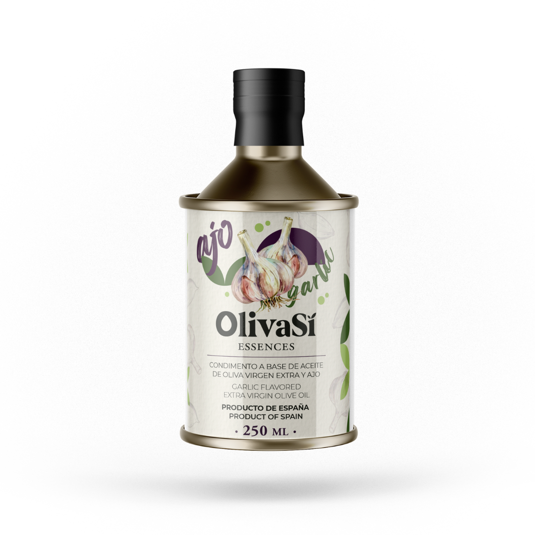 Aceite de Oliva Virgen Extra Aromatizado de Ajo, 250ml