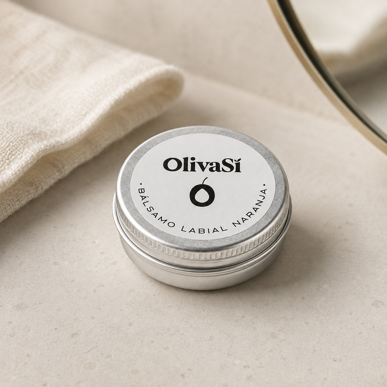 Bálsamo Labial Natural con Aceite de Oliva Virgen Extra - 15ml