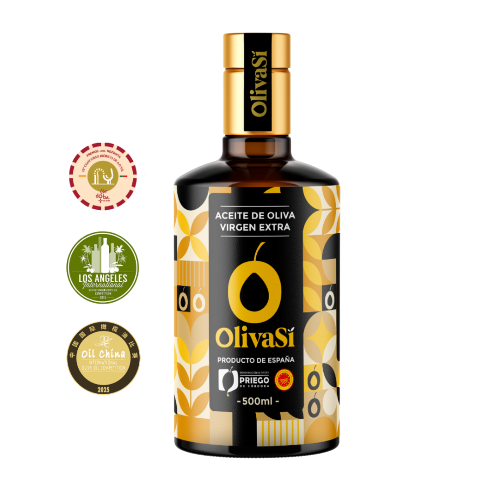 Aceite de Oliva Virgen Extra | Denominación de Origen Priego de Córdoba | Golden Edition | 500ml | Coupage