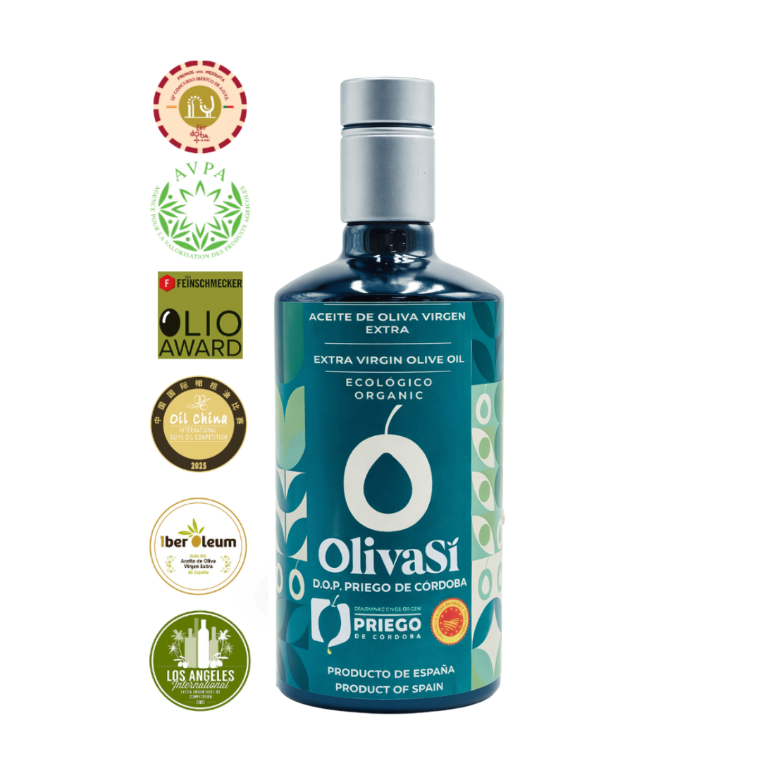 Aceite de Oliva Virgen Extra Ecológico | Denominación de Origen Priego de Córdoba | Organic Edition | 500 ml | Coupage