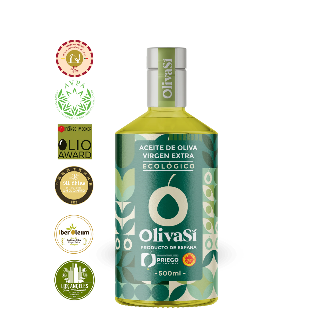Aceite de Oliva Virgen Extra Ecológico | Denominación de Origen Priego de Córdoba | Organic Edition | 500 ml | Coupage