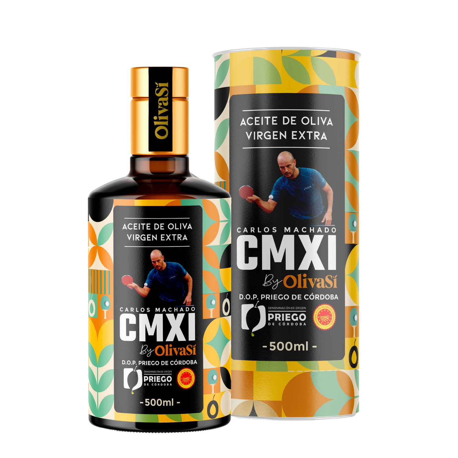 Botella AOVE edición limitada Carlos Machado XI 500ml coupage - OLIVA SÍ