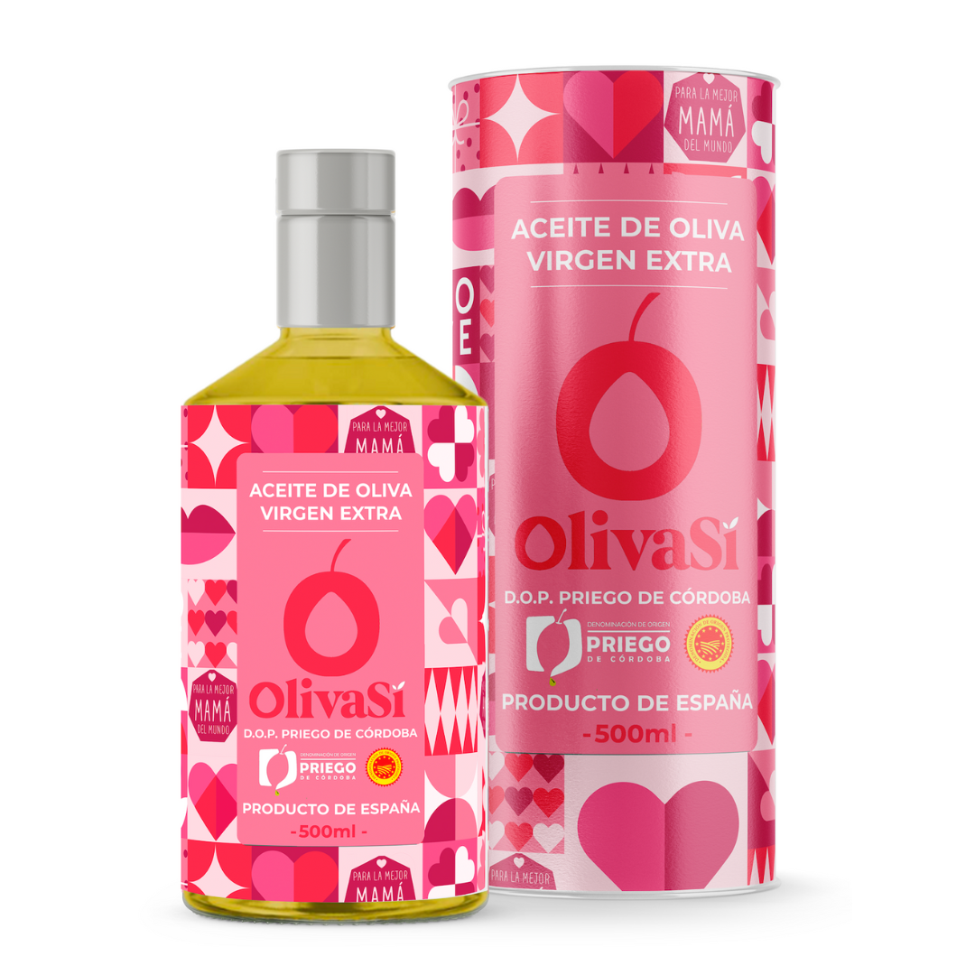 Aceite de Oliva Virgen extra con Denominación de Origen Priego de Córdoba, Oliva SÍ Edición Madre, 500ml, Coupague Hojiblanco-Picudo-Picual