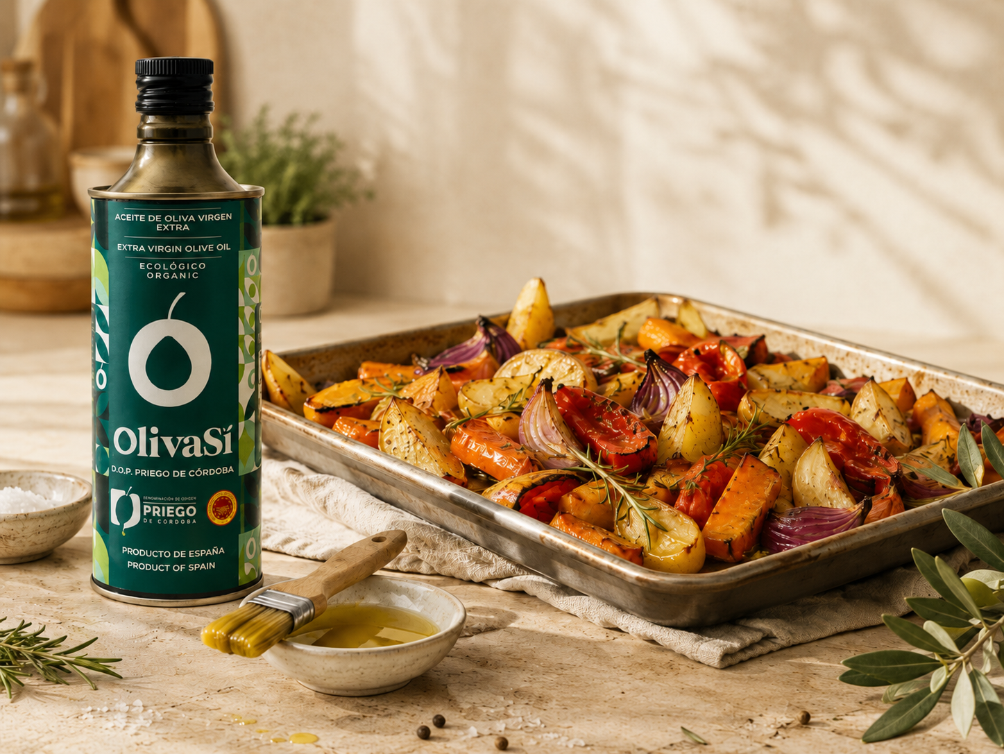 Aceite de oliva para horno: asados con sabor mediterráneo