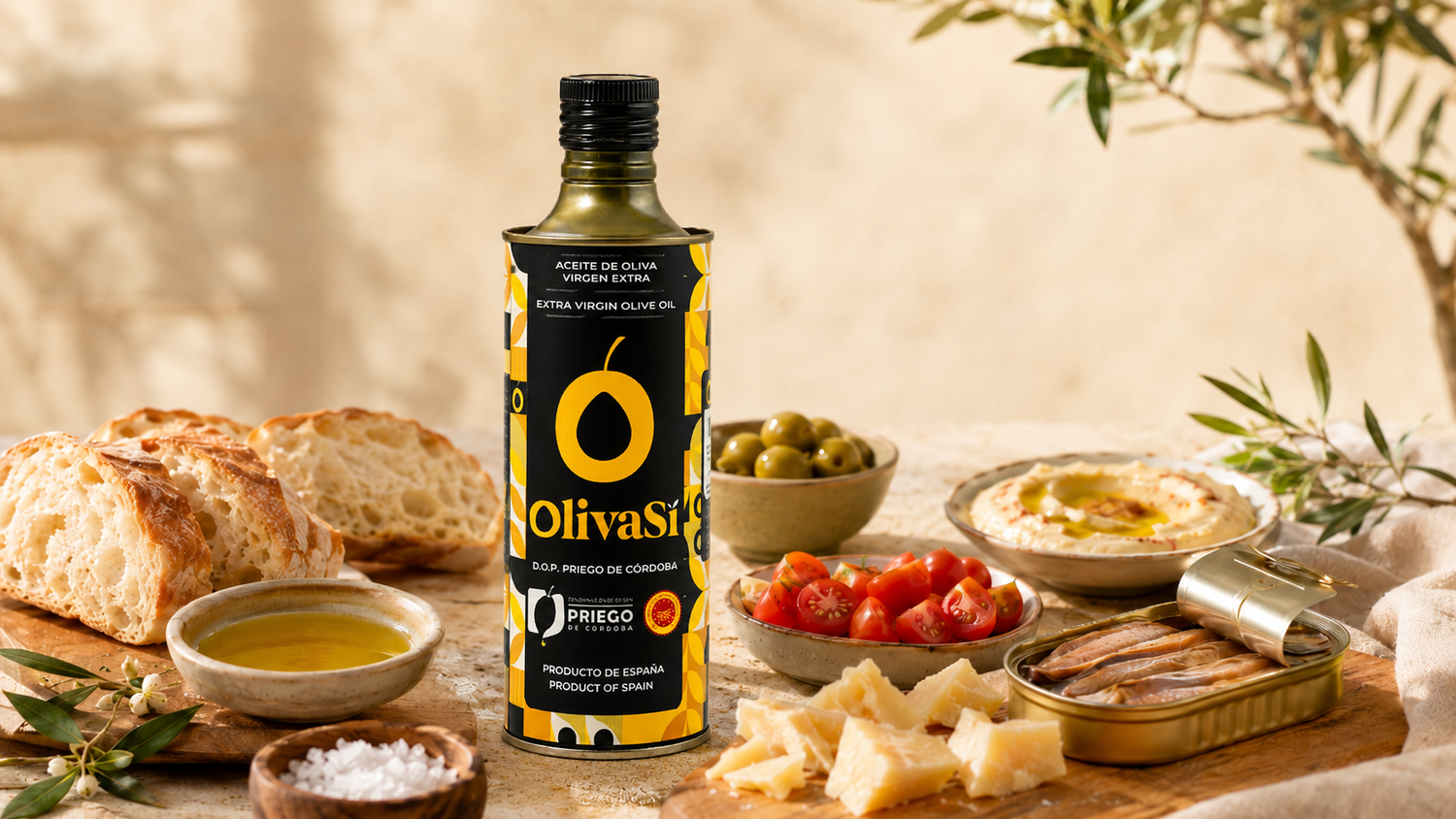 Aperitivos gourmet con aceite de oliva: ideas fáciles con AOVE