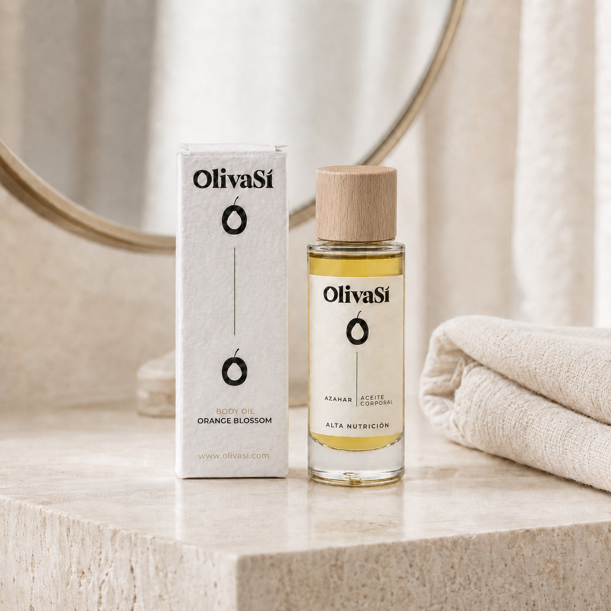 Aceite Corporal de Azahar a Base de Aceite de Oliva Virgen Extra | COSMOS NATURAL | 30 ml
