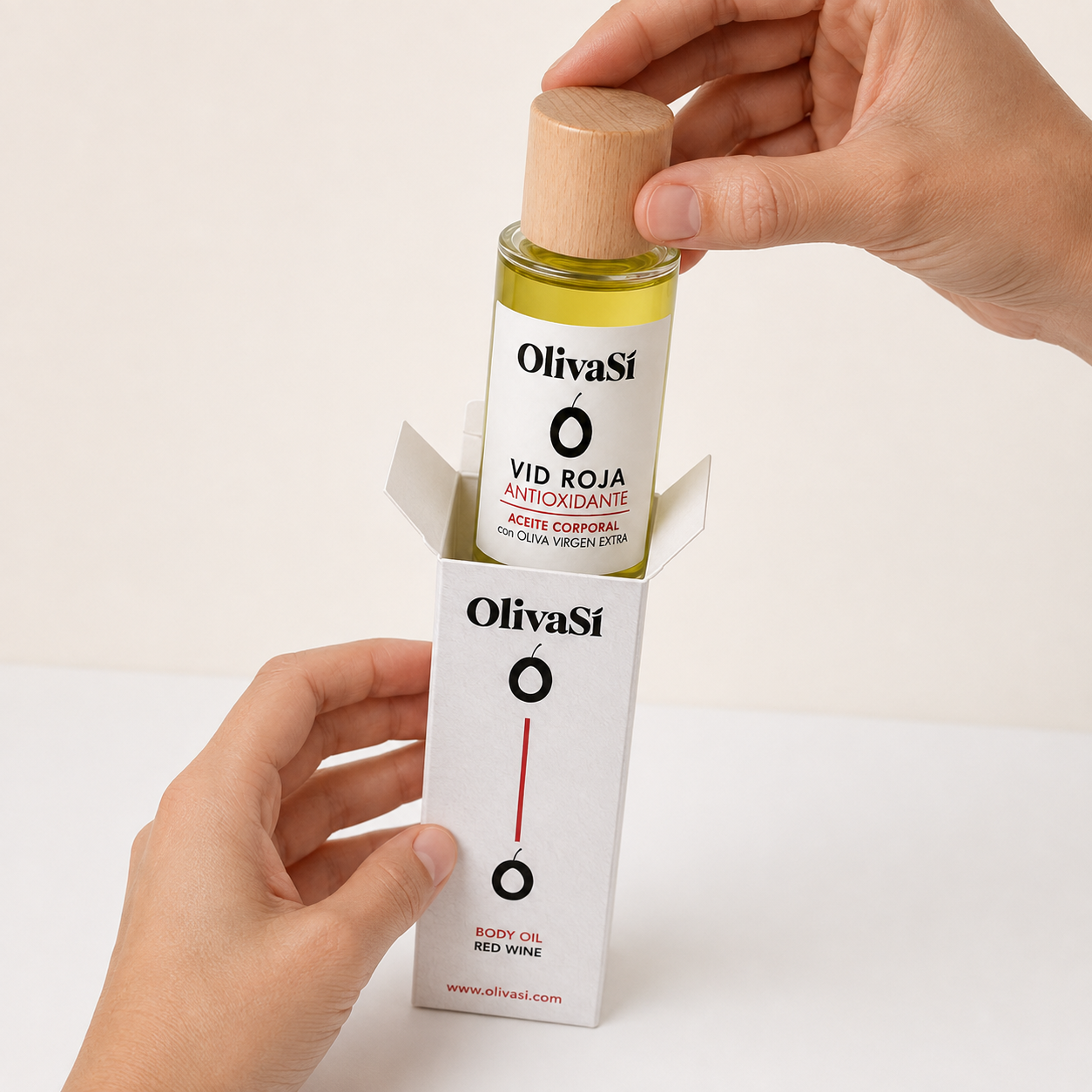 Aceite Corporal de Vid Roja a Base de Aceite de Oliva Virgen Extra | 30 ml