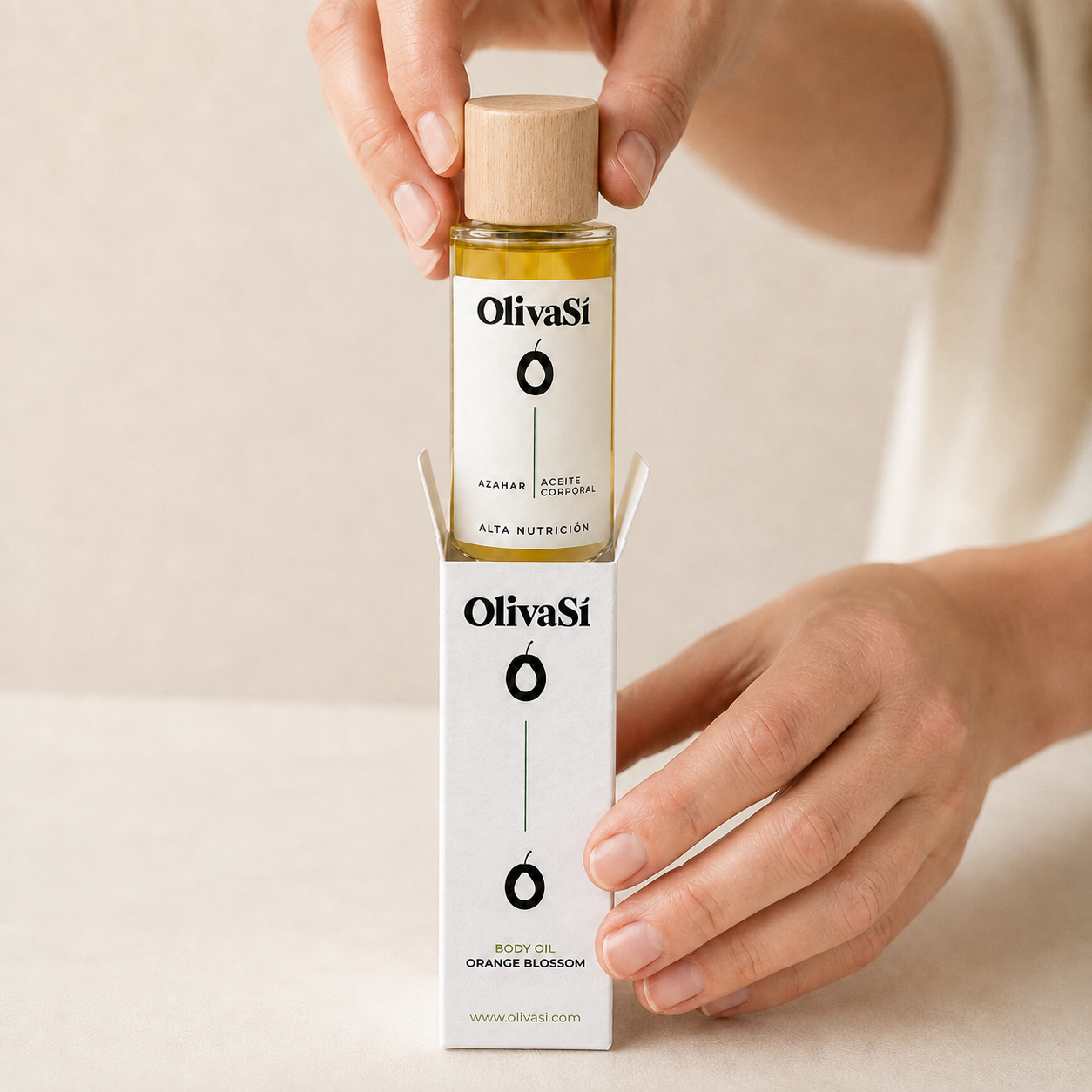 Aceite Corporal de Azahar a Base de Aceite de Oliva Virgen Extra | COSMOS NATURAL | 30 ml