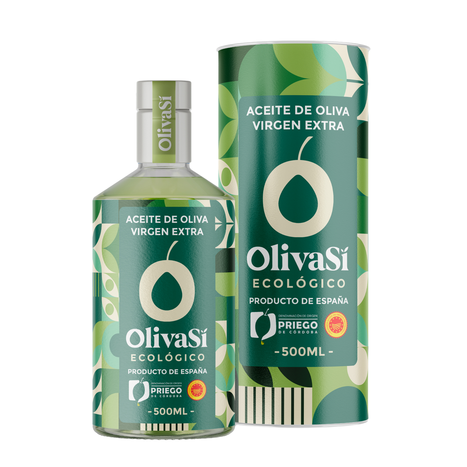 Aceite de Oliva Virgen Extra con Denominación de Origen Priego de Córdoba, OLIVA SÍ Organic Edition, 500ml, Coupage Ecológico