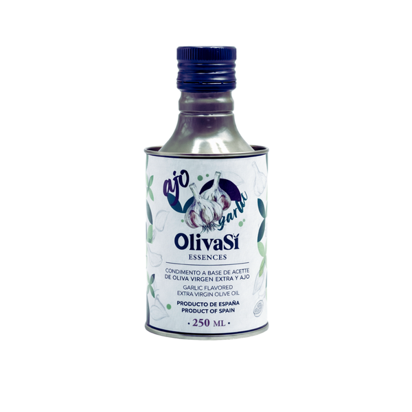Condimento a base de Aceite de Oliva Virgen Extra con Ajo · Oliva Sí Essences · 250 ml