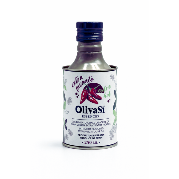 Condimento a base de Aceite de Oliva Virgen Extra con extra Picante · Oliva Sí Essences · 250 ml