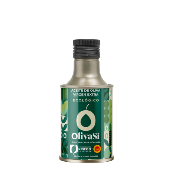 Aceite de Oliva Virgen Extra Ecológico Oliva Sí| Denominación de Origen Priego de Córdoba | Organic Edition | Lata 250 ml | Coupage