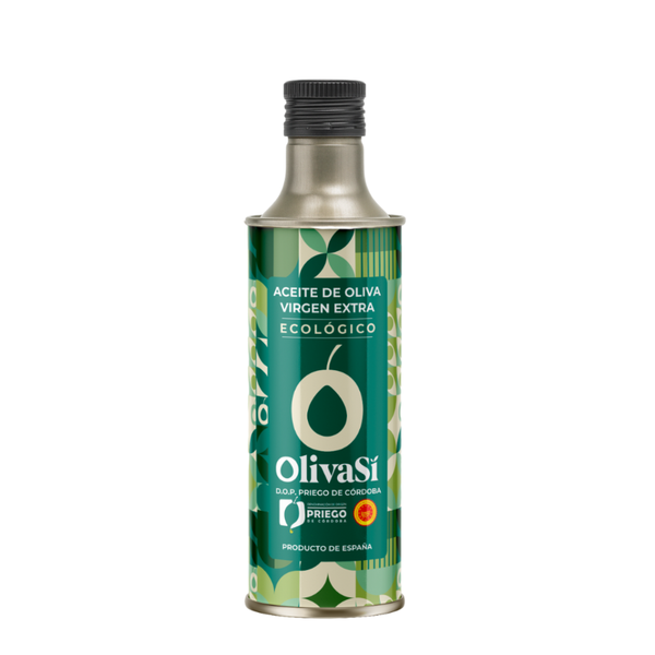 Aceite de Oliva Virgen Extra Ecológico Oliva Sí| Denominación de Origen Priego de Córdoba | Organic Edition | Lata 500 ml | Coupage