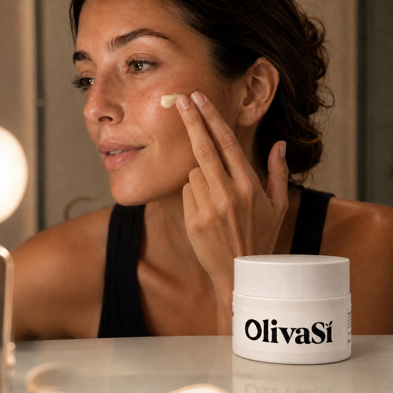 Crema Facial Día y Noche de Rosa Mosqueta con Aceite de Oliva Virgen Extra y FPS 50 ml