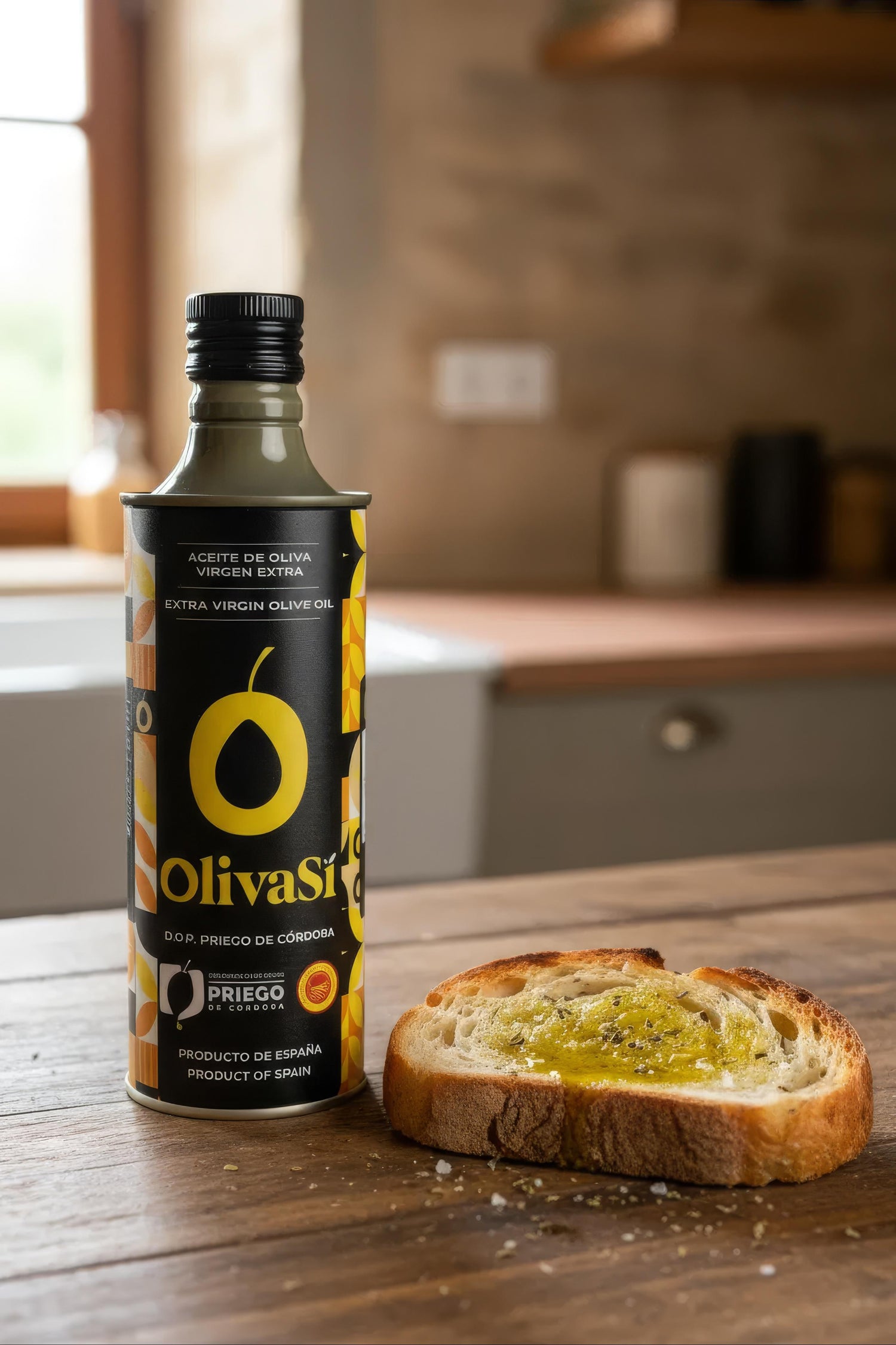 Natives Olivenöl Extra Oliva Sí| Herkunftsbezeichnung Priego de Córdoba | Golden Edition | Dose 500ml | Coupage