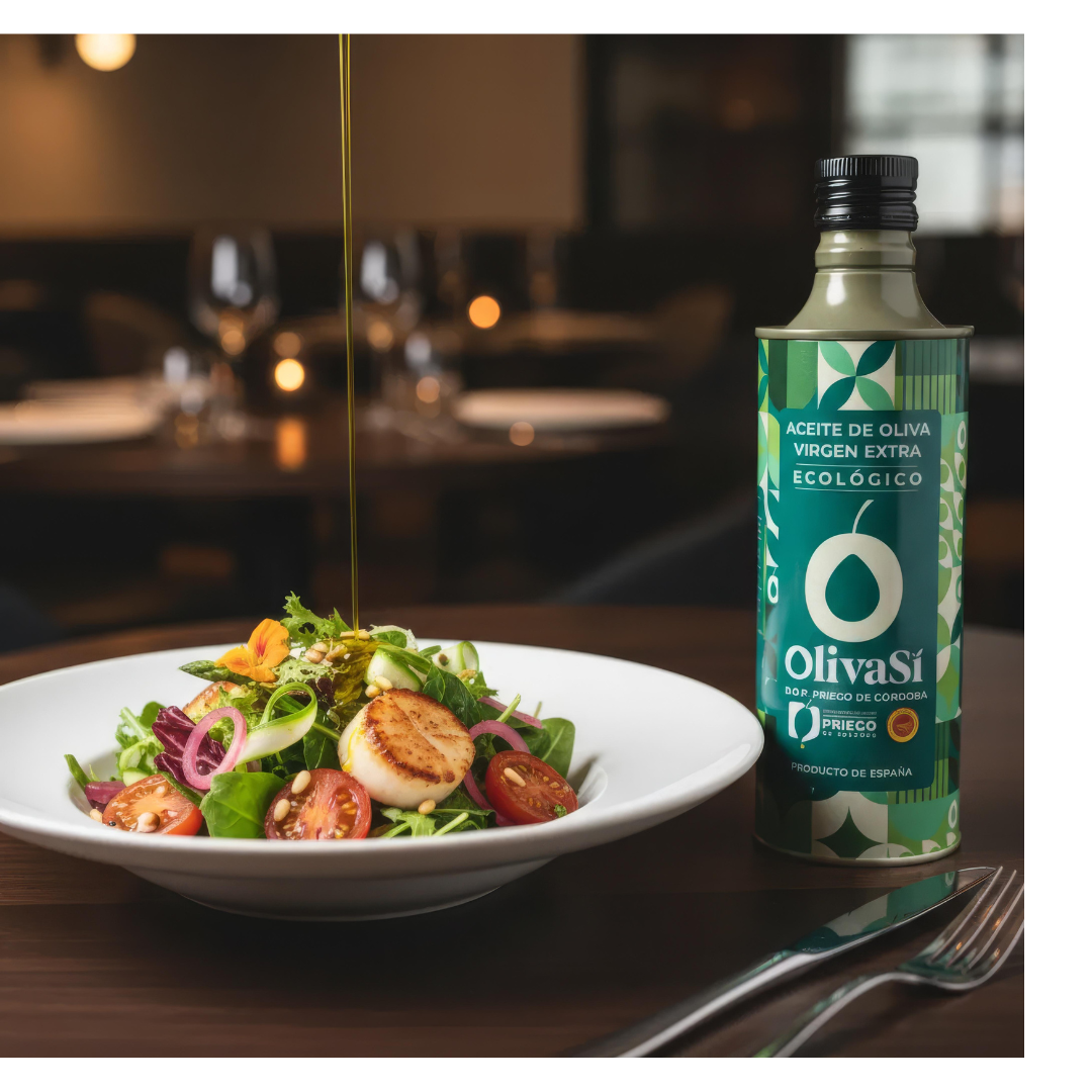 Bio Natives Olivenöl Extra Oliva Sí | Herkunftsbezeichnung Priego de Córdoba | Bio Edition | Dose 500 ml | Coupage