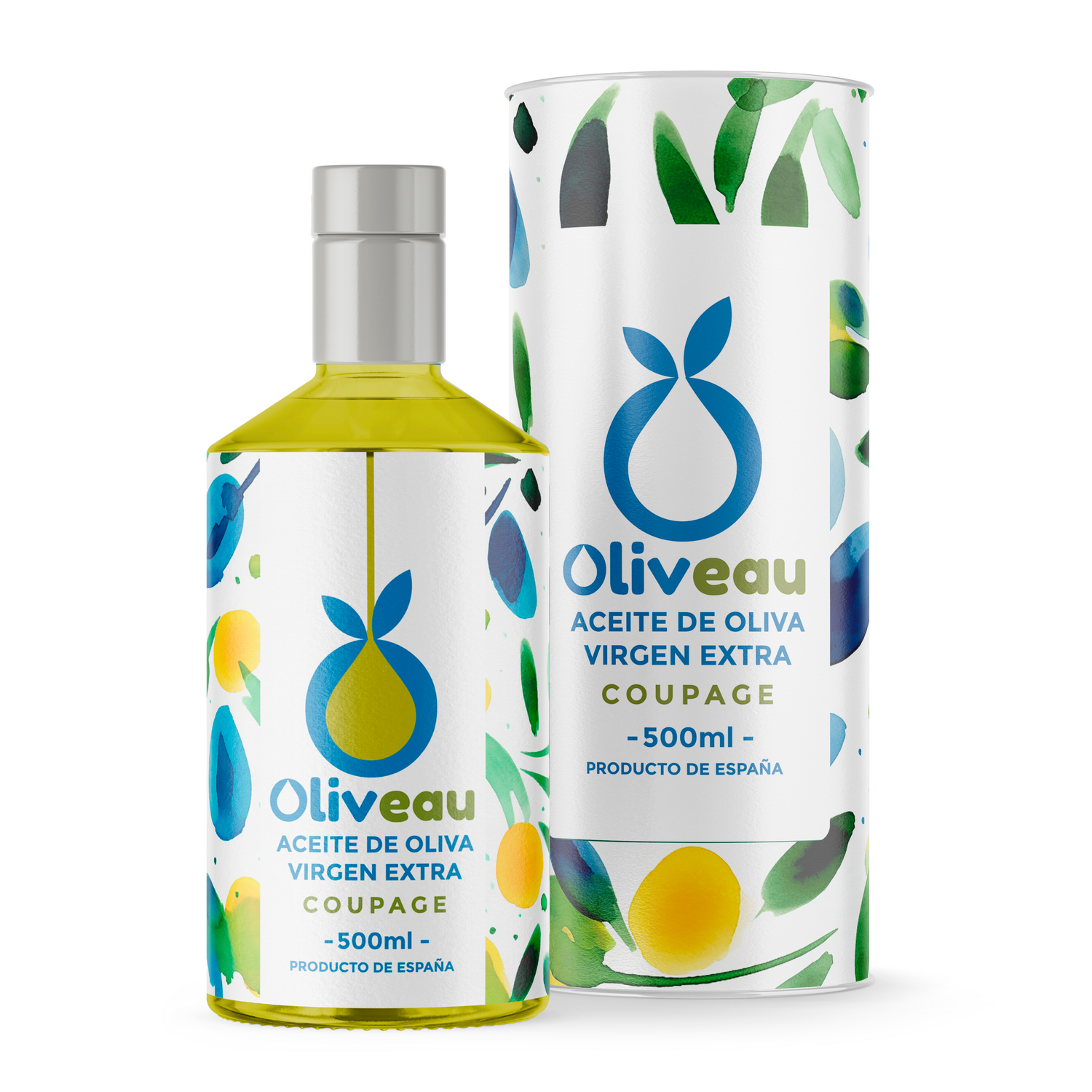 Aceite de Oliva Virgen Extra, OLIVEAU 500ml, Coupage