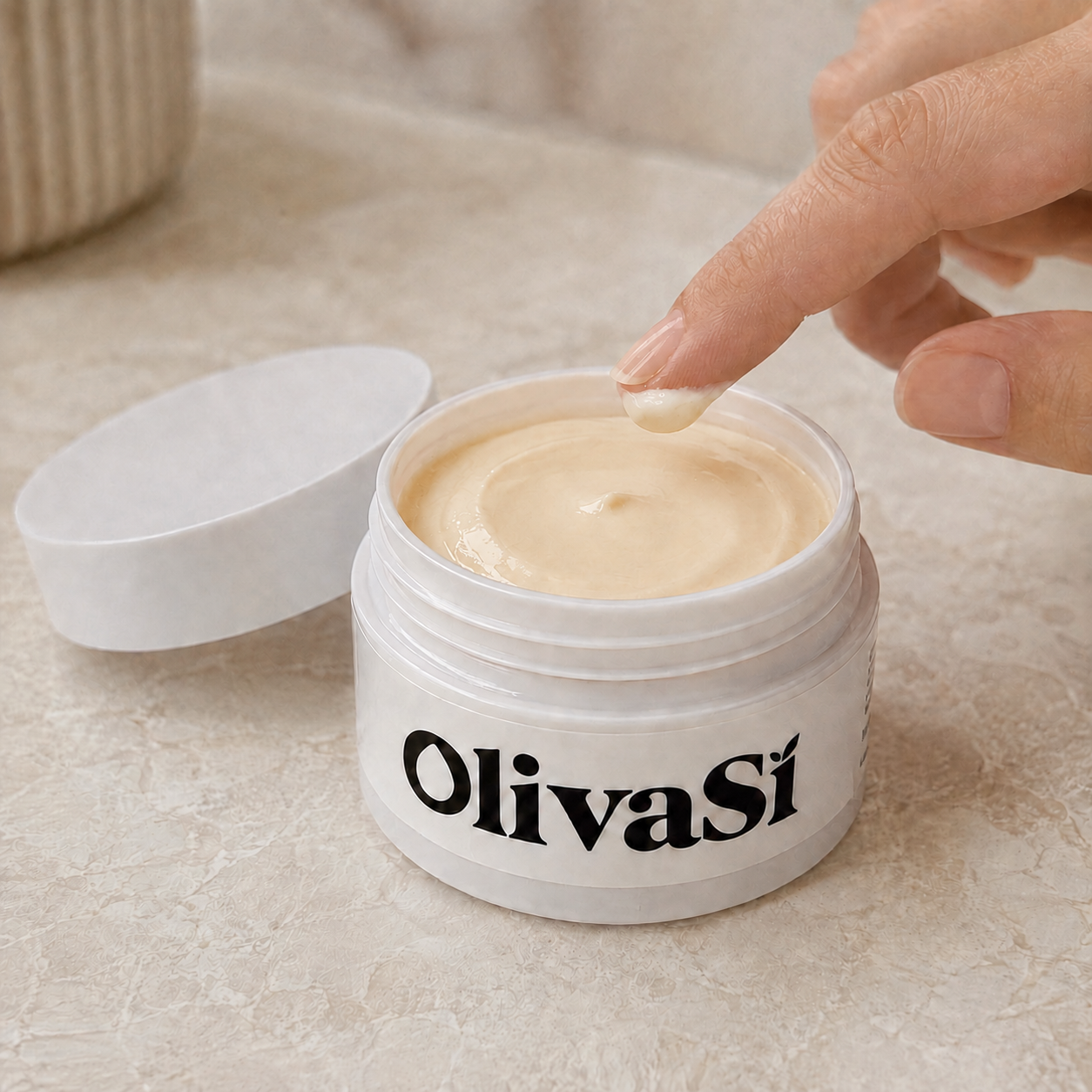 Crema Facial Día y Noche de Rosa Mosqueta con Aceite de Oliva Virgen Extra y FPS 50 ml