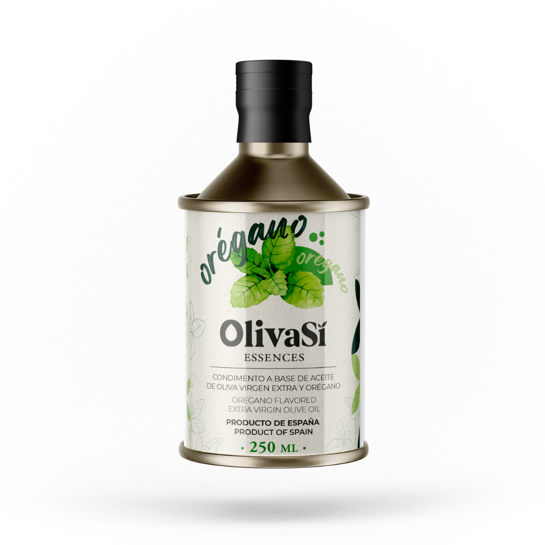 Aceite de Oliva Virgen Extra Aromatizado de Oregano, 250ml